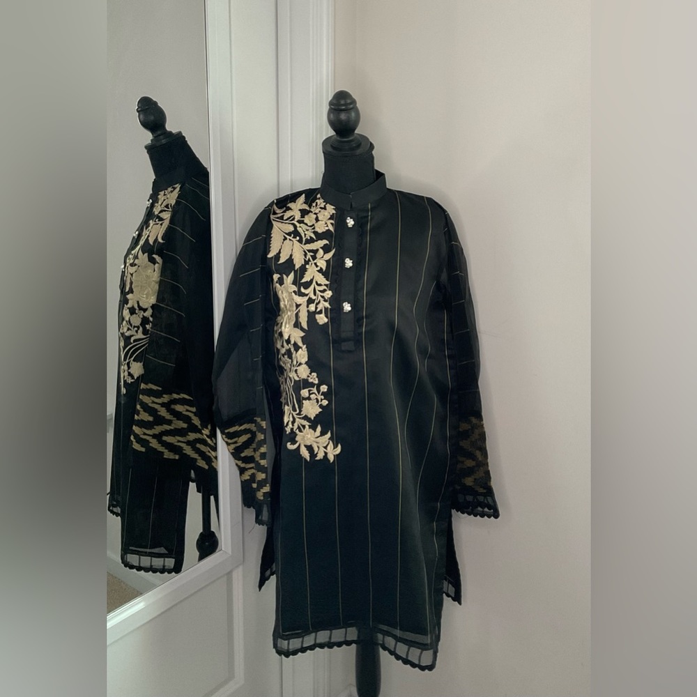 Pakistani Indian Shalwar Kameez Semi Formal